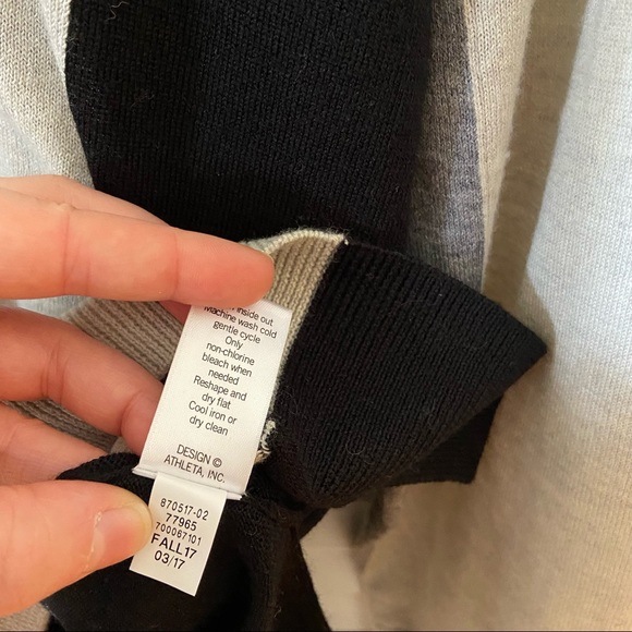 Athleta Strobe Colorblock Merino Wool Sweater - EUC - XL - Picture 9 of 9